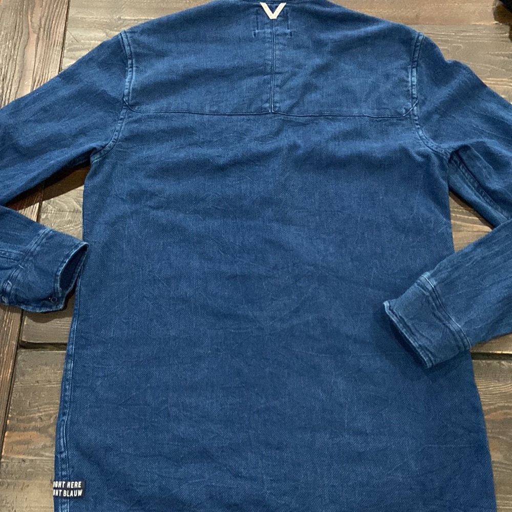 SCOTCH & SODA MENS DENIM button up shirt - Picture 3 of 4